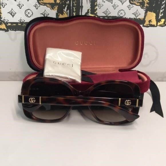 New Authentic Gucci Brown Sunglasses GG0762s 002 - Picture 3 of 11